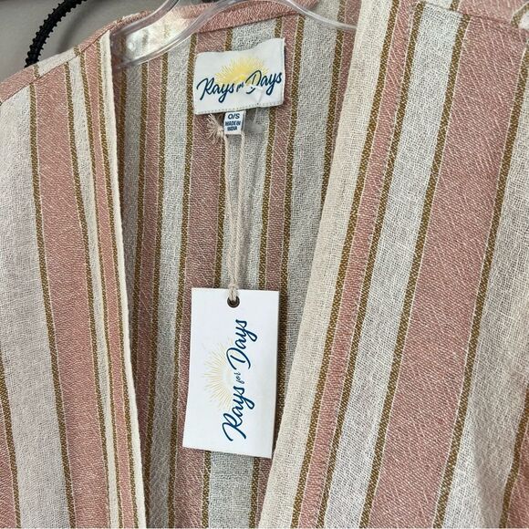 REVOLVE Rays For Days The Coco Cabana Kimono Swim Coverup Boho Women's Wrap - Picture 3 of 15